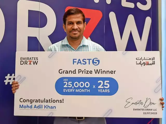 Aadil Khan wins lottery and will get 5.5 lakh rupees per month for 25 years 