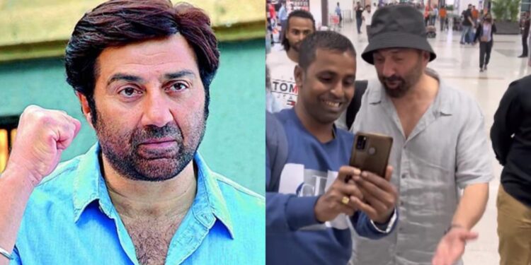 Sunny Deol yells at fan for taking selfie video viral